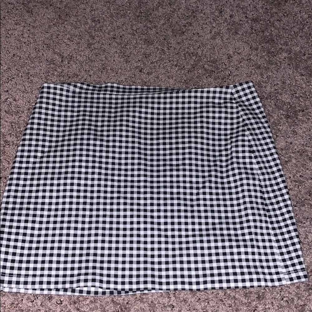 Checkered skirt